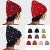 Fashionable Women's Winter Hat with Pearls Role Playing Hat Novelty Thermals Hat Suitable for Everyday Wear