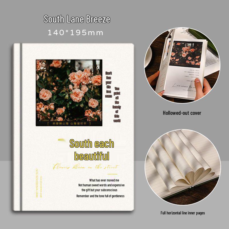 Monet Oil Painting Retro Girl's Hardcover Journal & Planner