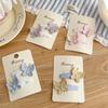 Beaded Butterfly Floral Bb Clip Hairpin  Sweet Advanced Children's Hair Accessories Forehead Side Cartoon Hairpin