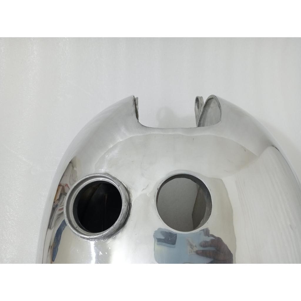 Vincent HRD Petrol Gas Tank With Knee Cushions Ident Chrome Steel |Fit For