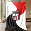 Athletic Bilbao Football Print Flannel Blanket, Soft Warm Lightweight Throw Blanket for Sofa Bed Camping
