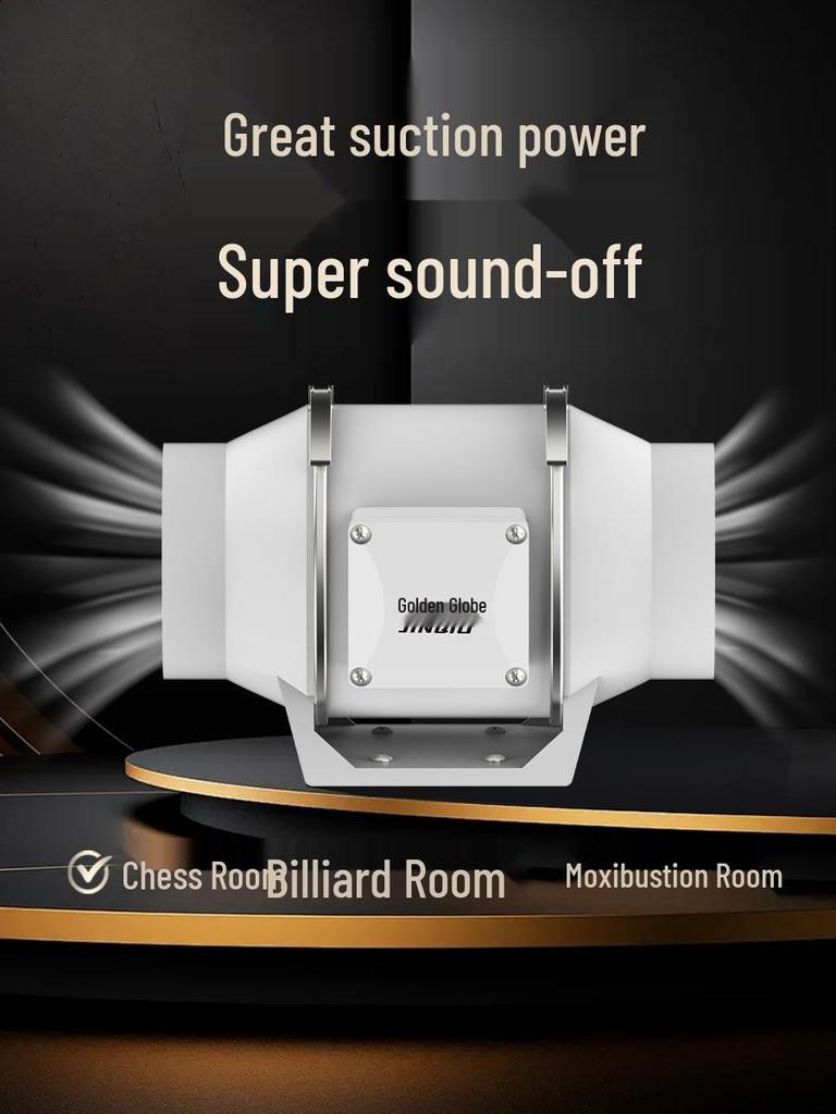 Silent High-Suction Exhaust Fan for Kitchen & Bathroom Ventilation