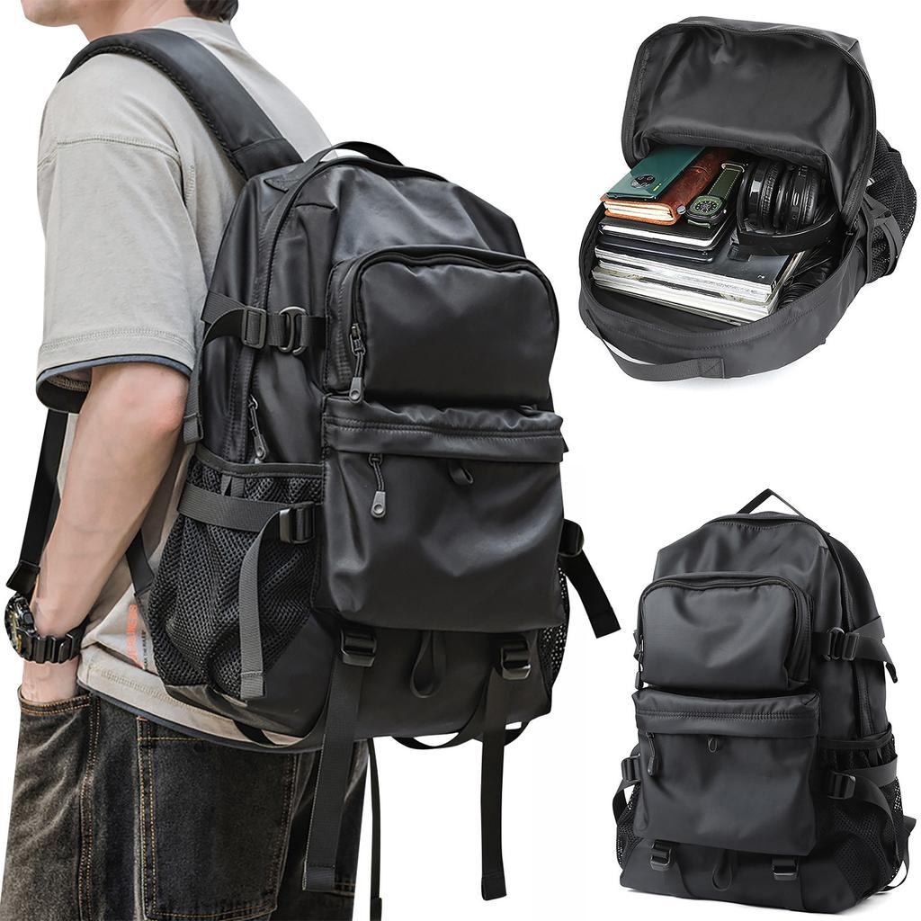 Mochila funcional japonesa de moda, mochila para hombres, bolsa de viaje de  gran capacidad, mochila para estudiantes de secundaria, bolsa de hombres