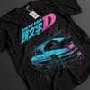 Initial D Shirt Takumi Tshirt Bunta T-Shirt Ryosuke Car Drift Racing Anime Tee