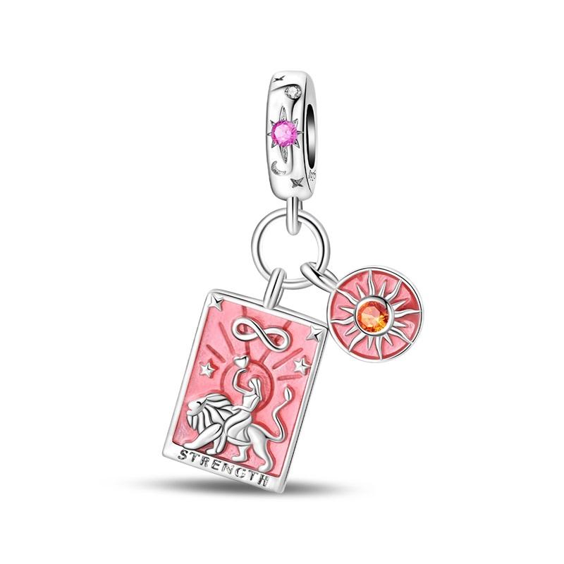 Charms Copper Classic Sun Moon Stars Magic Tarot Pendant Beads Fits Original Bracelets Necklace For Women Luxury Diy Jewelry