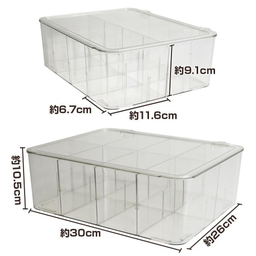 Large-capacity Trading Card Storage Case with Lid, Stain-resistant, Clear, Vertical or Horizontal Placement for Easy Viewing