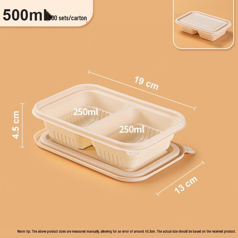 Eco-Friendly Corn Starch Disposable Food Containers