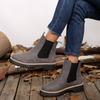 Neue Damen-Herbst-Chelsea-Ankle Boots im britischen Stil aus Wildleder, modische, vielseitige kurze Lederstiefel