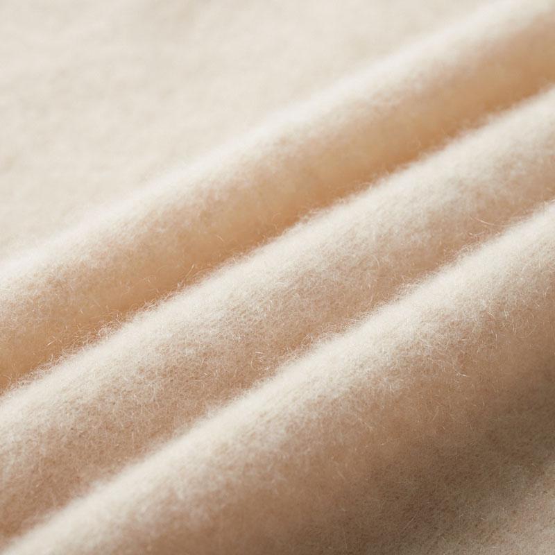 Men's Cashmere Sweater Qinghe Cashmere 30% Cashmere 70% Wool Men's Autumn and Winter Cashmere Pullover Soft and Warm