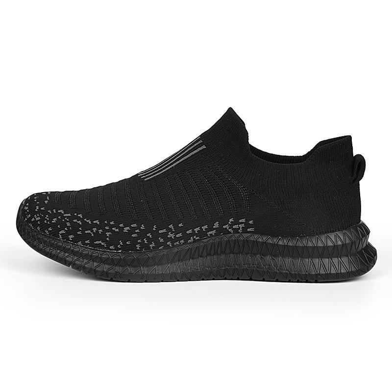 Women's casual sports shoes, the same fly-woven casual sports shoes for men and women, comfortable sports socks and dance shoes 2503
