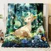 Pok É Mon Motiv Bedruckte Flanelldecke für Schlafzimmer, Wohnzimmer, Sofadecken, Büros, Mittagspausen, Picknicks,
