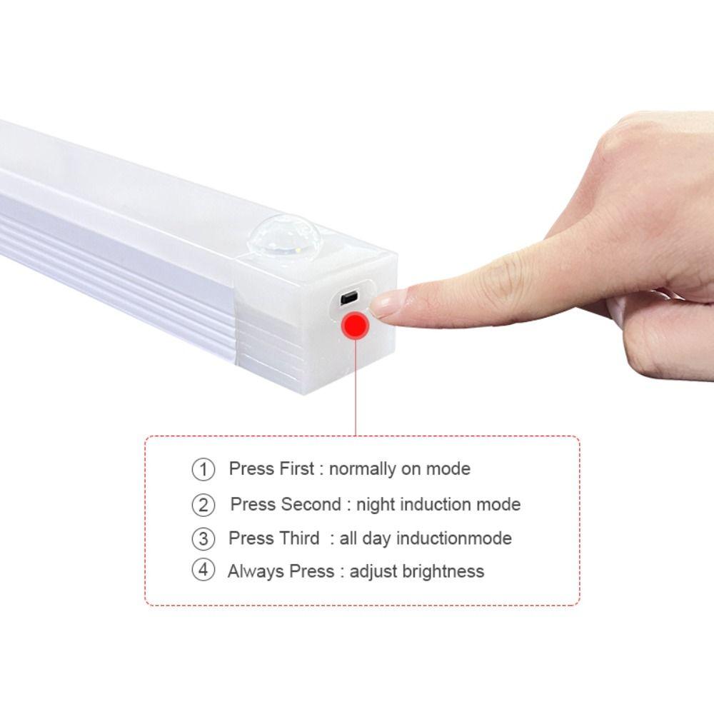 Intelligent Motion Sensor Light USB Charging Cabinet Stair Lighting Wireless LED Night Light Home