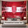 Custom Name Text Tapestry Hull KR Personalized Polyester Wall Tapestry For Bedroom And Room