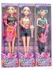 Set Bambole alla Moda Stile Musicale – Figure di Ragazze Trendy K-P con Chitarra e Microfono – Fantastico Set da Gioco da Collezione