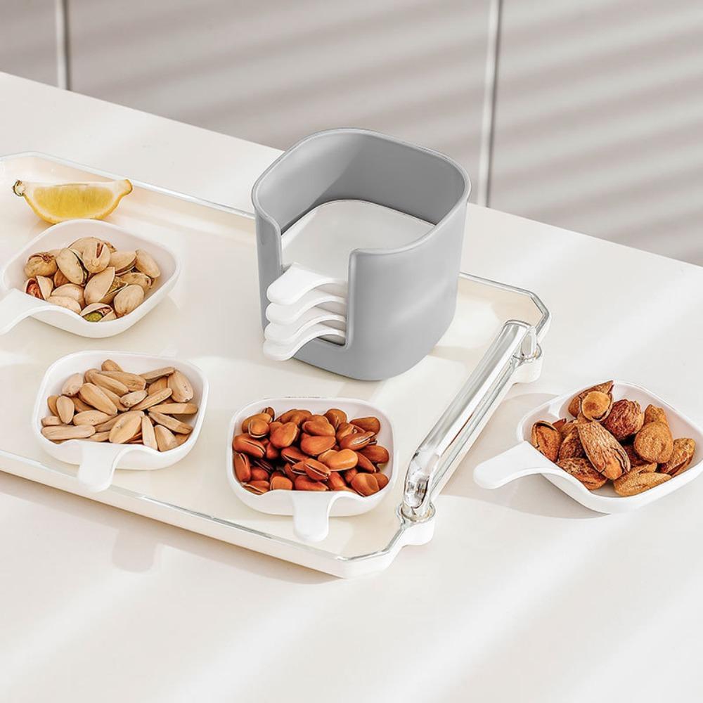 Plastic Dipping Dish Mini Size Seasoning Dish Creative Condiment Dishes Bar Kitchen