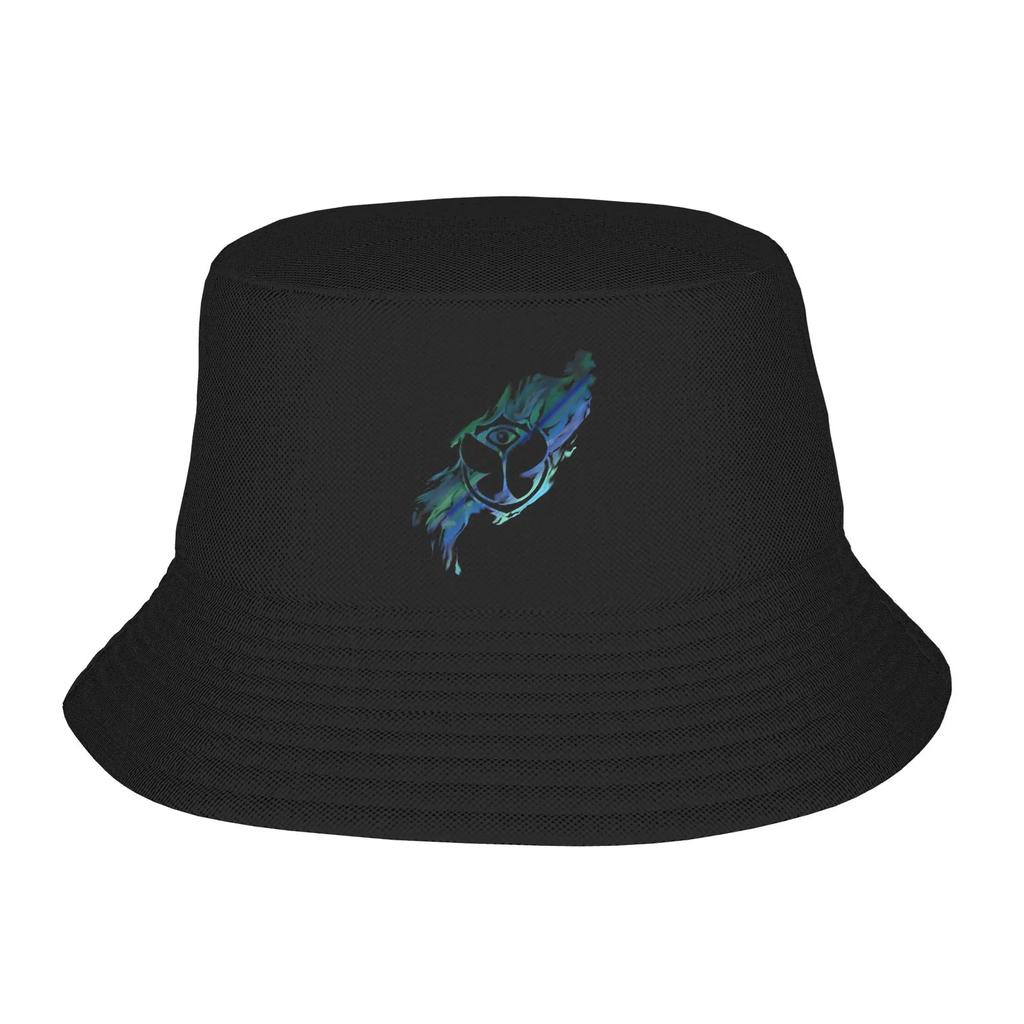 Trendy Tomorrowlands Festival Music Bucket Hat Woman Uv Protection Outdoor Sports Fishing Spring Headwear