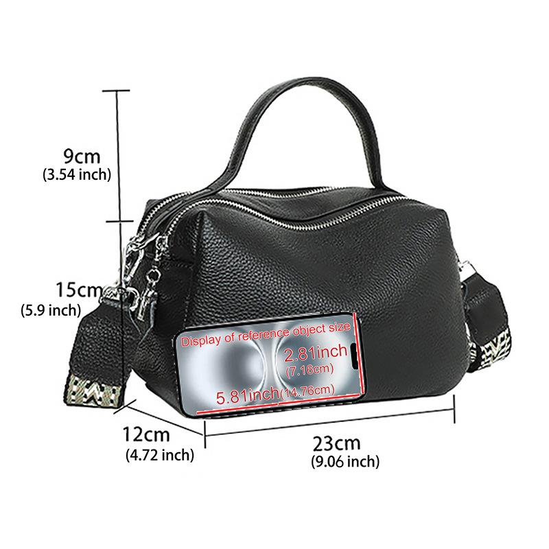 Single-shoulder Bag - Stylish and Versatile, with Large Capacity. Lacquer Pattern Handbag for Carrying.