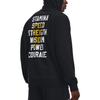 Under Armour Mikina Project Rock s potiskem loga s písmeny Pánské mikiny Černá 1377749-001