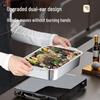 Stainless Steel Square Roasting Fish Tray