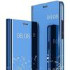Coque de Protection - BOOLING - Samsung Galaxy A17 4G/5G - Effet Miroir Smart Case Antichoc Bleu