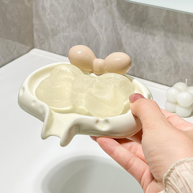 YIXI Ceramic Draining Soap Dish