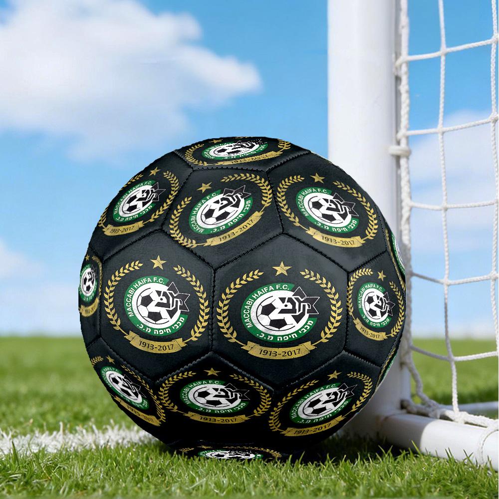 Maccabi Football Club Printed Size 5 Soccer Balls, High-Quality, Anti-Slip, Protective Football, A Unique Gift , Birthdays, Christmas Gifts