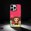 Cartoon C-Cheburashka-es Phone Case For iPhone 17,16,15,14,13,12,11 Plus,Pro Max,XS,Colored silver phone case