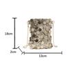 Fashion Portable Sequined Shoulder Bag Large Capacity Multifunctional Phone Purse Chain Crossbody Bag Women