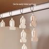 Stackable Anti-Wrinkle Pants Hanger: Space-Saving, No-Mark Clip for Home Wardrobes