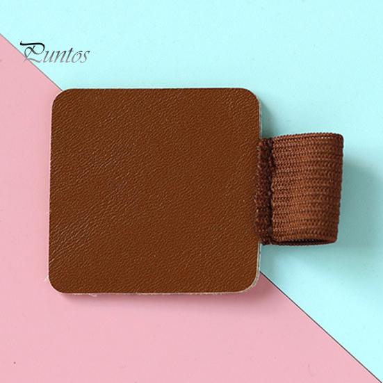 Self-adhesive Leather Pen Holders 2Pcs Self Adhesive Pencil Loop Clips Universal Stylus Easy to Install Journal Planner Tablet Case Notebook Supplies