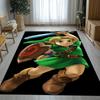 Tappeto Aree Antiscivolo Retro Z-Zelda Cartoni Animati Link Giochi Soggiorno Tappeto Morbido per Camera da Letto Stanza dei Giochi dei Bambini Divano, Zerbino Decorazione per la Casa
