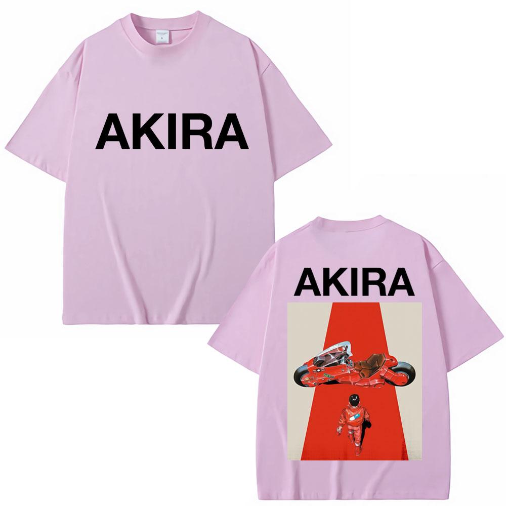 Anime Neo Tokyo Akira Tshirts Movie Science Fiction Harajuku Vintage Shotaro Kaneda T Shirt Unisex Women Oversized Cotton Tshirt