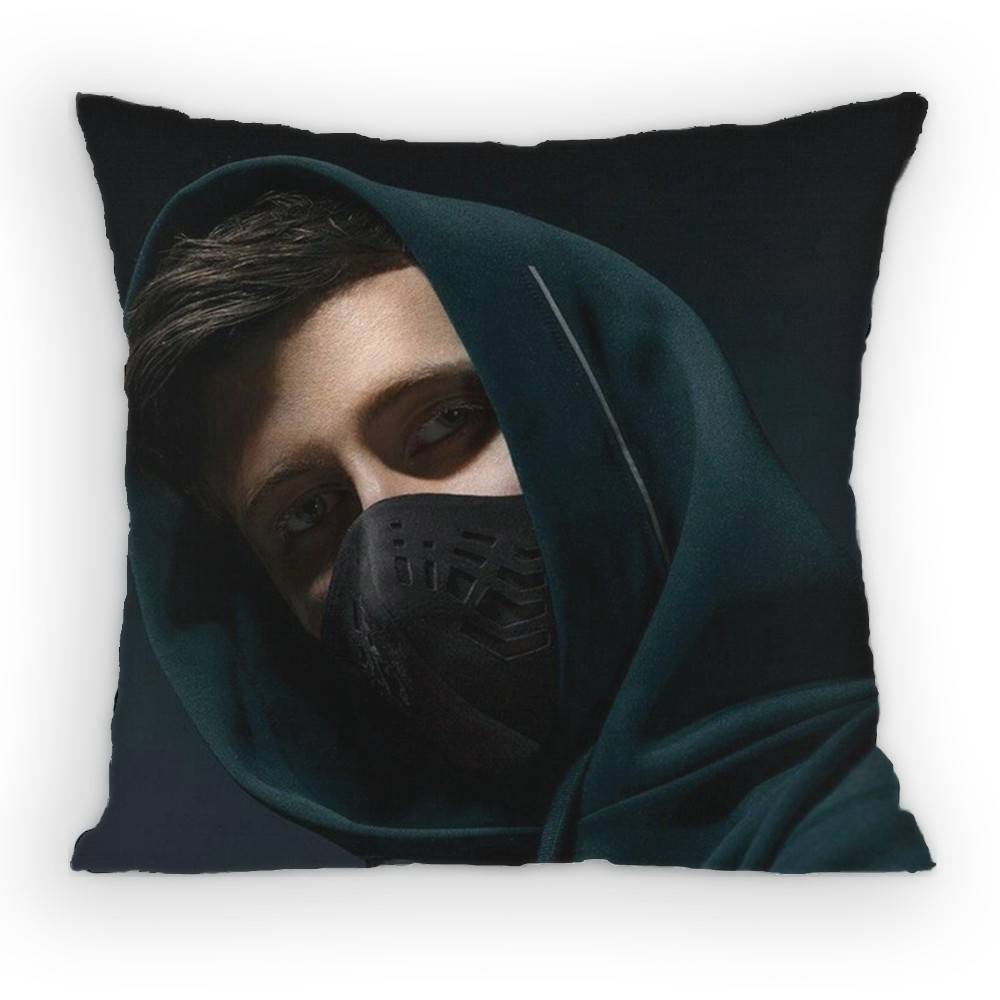 AAlan Walker DJ Pillow Case Sofa Living Room Bedroom Headboard Backrest Cushion Square Cushion Nap Time