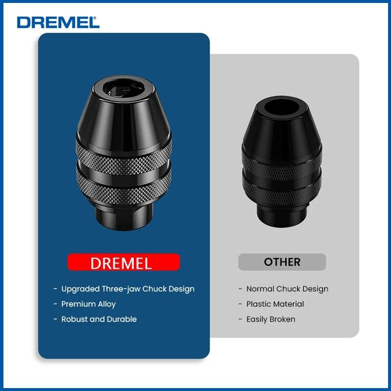 Dremel 4486 Drill Chuck Keyless Quick Change Multi Drill Chuck 0.8-3.2mm For Dremel Electric Rotary Tools 3000 4000 8220 8100