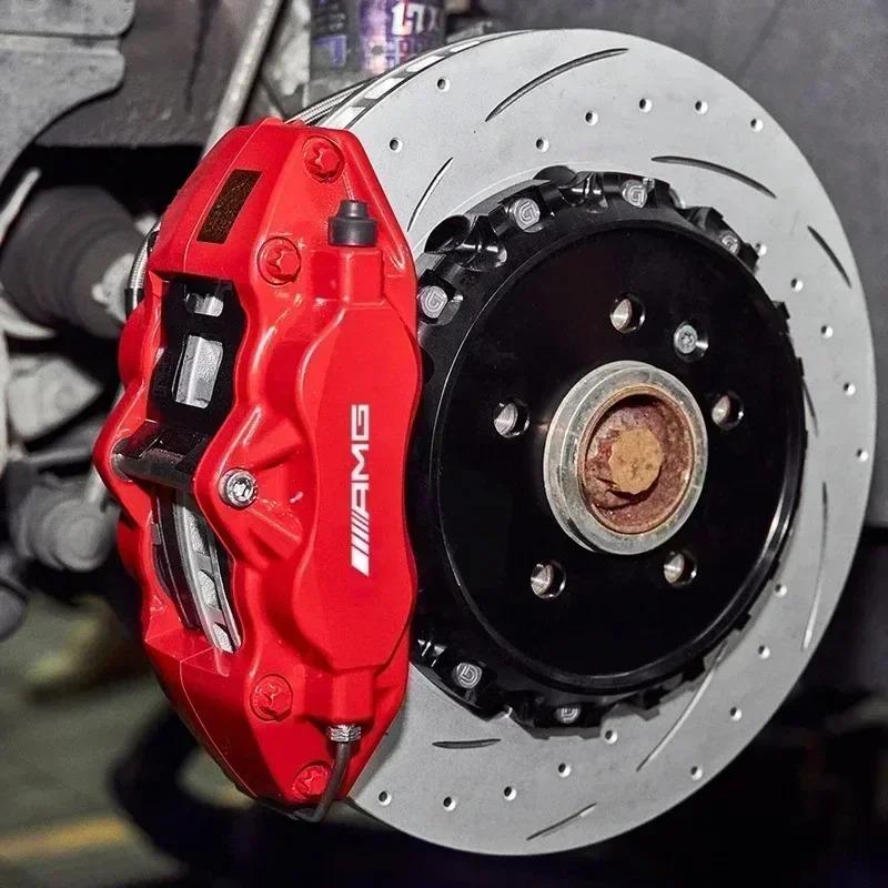 6 Stück Auto Styling Auto Bremssattel Aufkleber Für AMG Mercedes Benz W204 W124 W201 W202 W212 W220 W205 GLA CLA Automobil Zubehör YX4