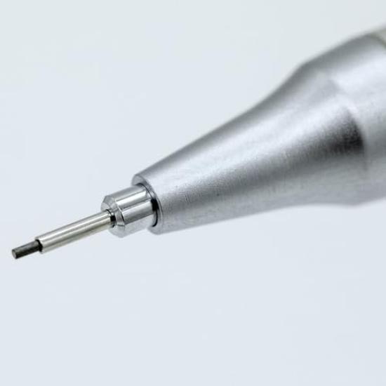 Portaminas mecánico Luddite PostDraw de 0.5", Blanco, LDB-MP3SV-05