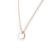 Altesse [I3169] - White 'Goddess' Gold Plated Necklace