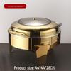 Wutuo Round Stainless Steel Hydraulic Chafing Dish