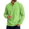 Top casual da uomo a tinta unita, vestibilità larga, con tasche