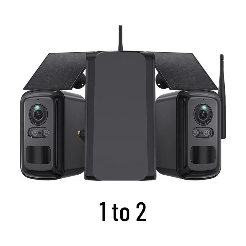 

3MP Wireless Solar Outdoor Camera Kit with Infrared Night Vision & Waterproof Repeater