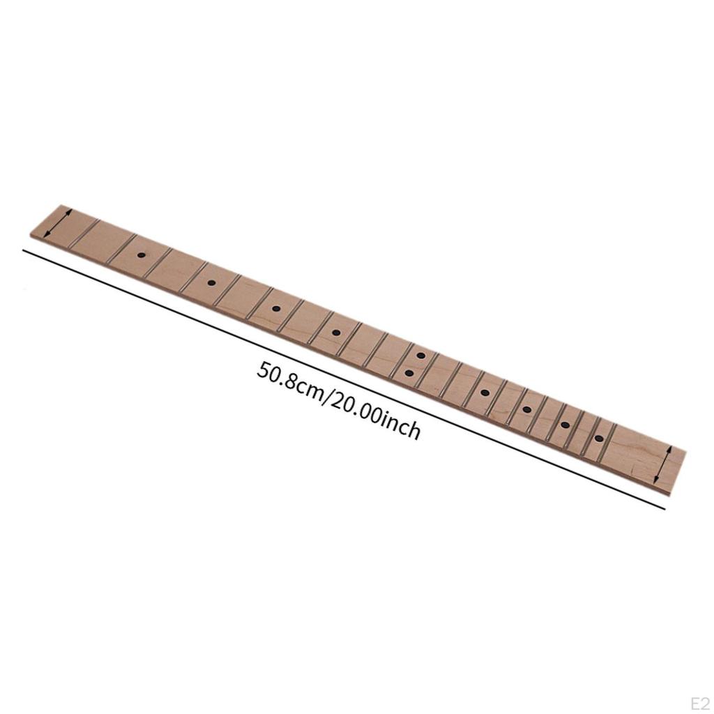 Electric Folk Acoustic Guitar Fretboard Maple Fingerboard for Musicians Replacement Enhanced Sound
