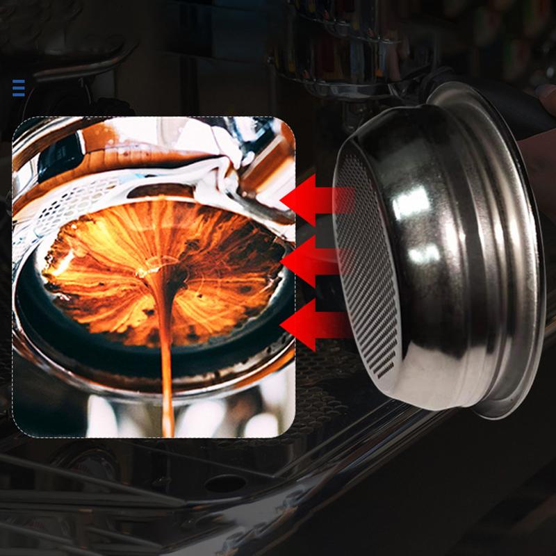 

58mm 18 Gram Double Powder Bowl Pressurized Coffee Filter Basket for Espresso