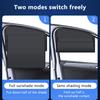 SEAMETAL Magnetischer Auto-Fenster-Sonnenschutz Doppellagiger Sonnenschutz Voll-/Teilweise Abdunkelnder Auto-Vorhang Vorne Hinten Sonnenschirm Mit Aufbewahrungstasche
