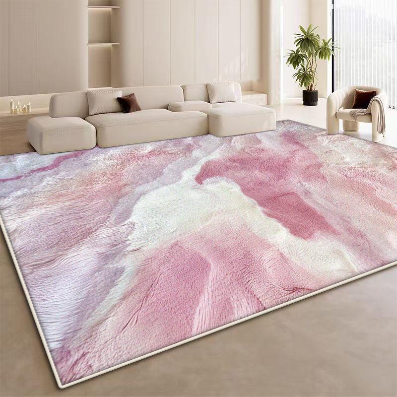 Einfacher Stil Farbverlauf Wohnzimmer Teppich Rutschfest Mädchenzimmer Senior Dekoration Teppich Große Größe Ankleidezimmer Schminktischmatte Leicht zu reinigen