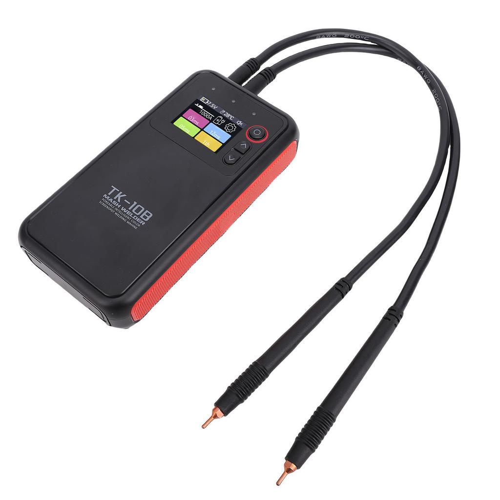 Battery Spot Welder 1.8 Inch Display Screen 5000mAh Adjustable Output Portable Spot Welding Machine for 0.1 0.25mm Ni