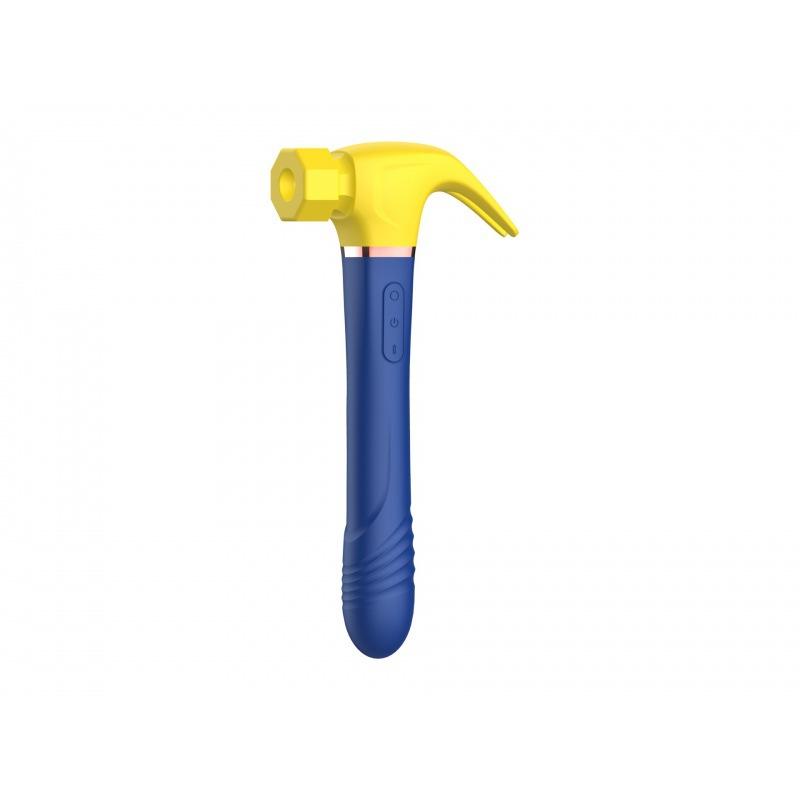 4IN1 Hammer Shape Thrusting Vibrators G Spot Clit Sucker Clitoris Stimulation Anal Nipple Masturbation Adult Sex Toys for Couple