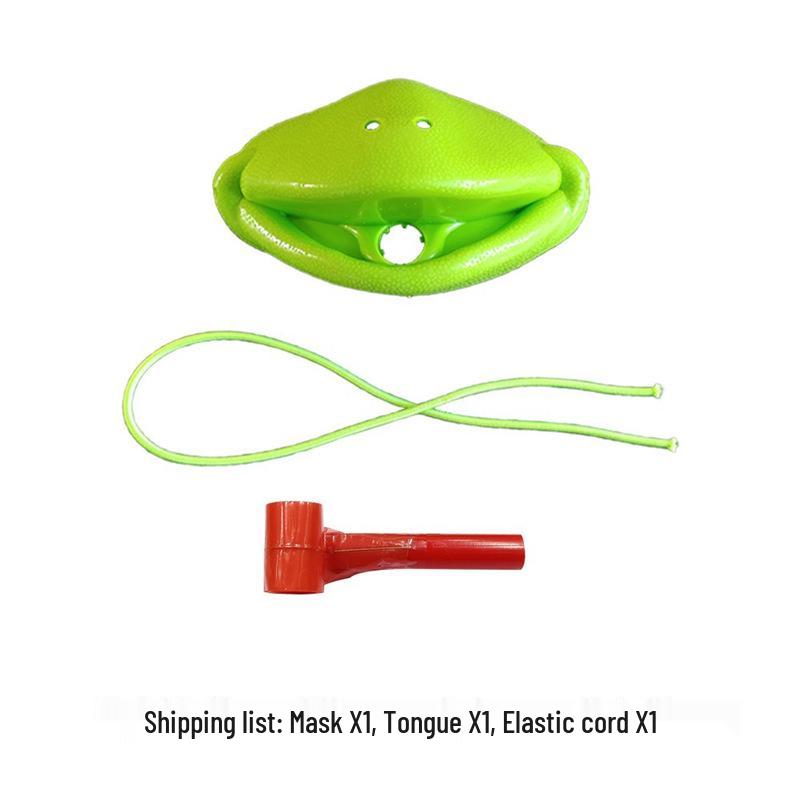 

Творческая игрушка-розыгрыш: Маска ящерицы с лягушачьим ртом и палочка-дразнилка для кошек для веселья родителей и детей