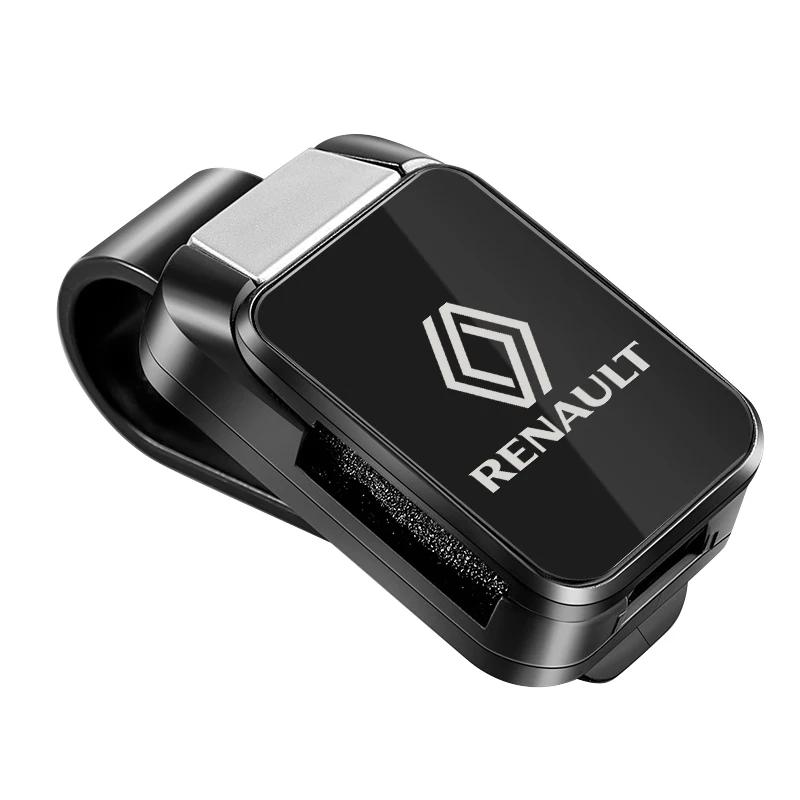 

Hub Caps Car Glasses Clip For Renault Clio Laguna 2 Megane 2 3 Duster Car Sun Visor Clip Ticket Card Mount Clips Sunglasses Hold