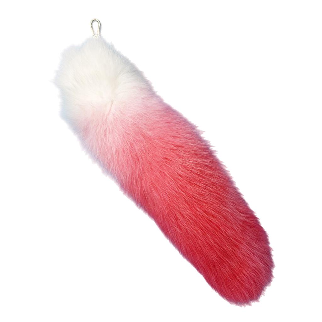 Multipurpose Foxes Tail Keyring Versatile Car Pendant Keychain Charm or Purse Pendant In Assorted Color Stylish Outfits