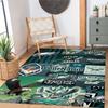 Philadelphia Eagles Customizable Name Area Rug Perfect For Outdoor Living Rooms Study Room Hallway Antislip Rug Decorate Offices
